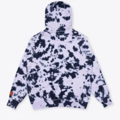 Sree Santhosh Best Selling Violet Splotch Tie Dye University Hoodie