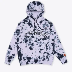 Sree Santhosh Best Selling Violet Splotch Tie Dye University Hoodie
