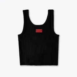 Sree Santhosh SYLP Zero Waste Ribbed Tank (Black) Best Selling