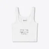 Chnge-nyc Save The F*cking Planet Ribbed Tank (White) Best Selling