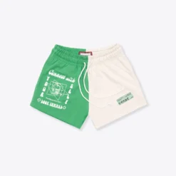 Sree Santhosh MHA Kelly Green/Chalk Pieced Sweatshort