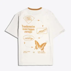 Sree Santhosh Take It Slow S/S Ringer T-Shirt (Chalk)