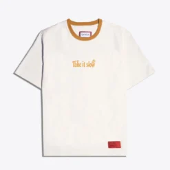 Sree Santhosh Take It Slow S/S Ringer T-Shirt (Chalk)