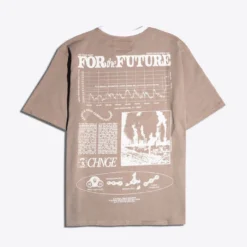 Sree Santhosh New Arrivals No Planet B S/S Ringer T-Shirt (Driftwood)