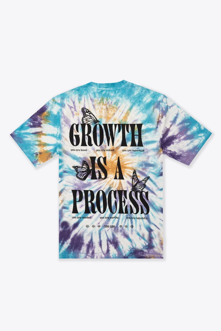 Sree Santhosh Tie Dye Growth Is A Process S/S T-Shirt 1 Sree Santhosh Tie Dye Growth Is A Process S/S T-Shirt