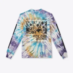 Sree Santhosh Love More Cuffed L/S T-Shirt (Spiral Tie Dye)