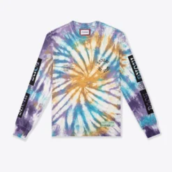 Sree Santhosh Love More Cuffed L/S T-Shirt (Spiral Tie Dye)