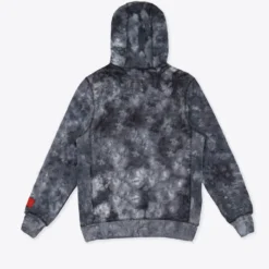 Sree Santhosh Black Marble University Logo Tie Dye Hoodie Best Selling