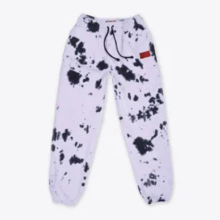 Sree Santhosh Best Selling Violet Splotch Tie Dye University Sweatpant