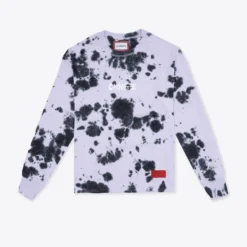 Sree Santhosh Tie Dye Butterfly L/S T-Shirt (Violet/Black)