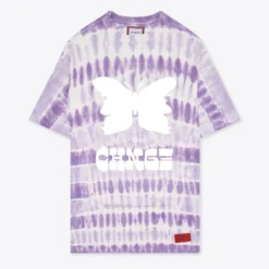 Sree Santhosh Zänt Tie Dye BF Stamp Dress (Violet)