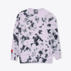 Sree Santhosh Violet CHNGE Logo Overdye Tie Dye Crewneck Best Selling