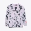 Sree Santhosh Violet CHNGE Logo Overdye Tie Dye Crewneck Best Selling