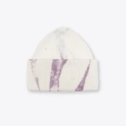 Sree Santhosh Tie Dye Oversized Beanie (Mauve/Chalk)
