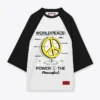 Sree Santhosh WPP2P Raglan Tee (White/Black)