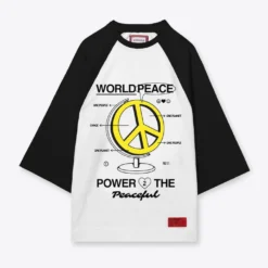 Sree Santhosh WPP2P Raglan Tee (White/Black)